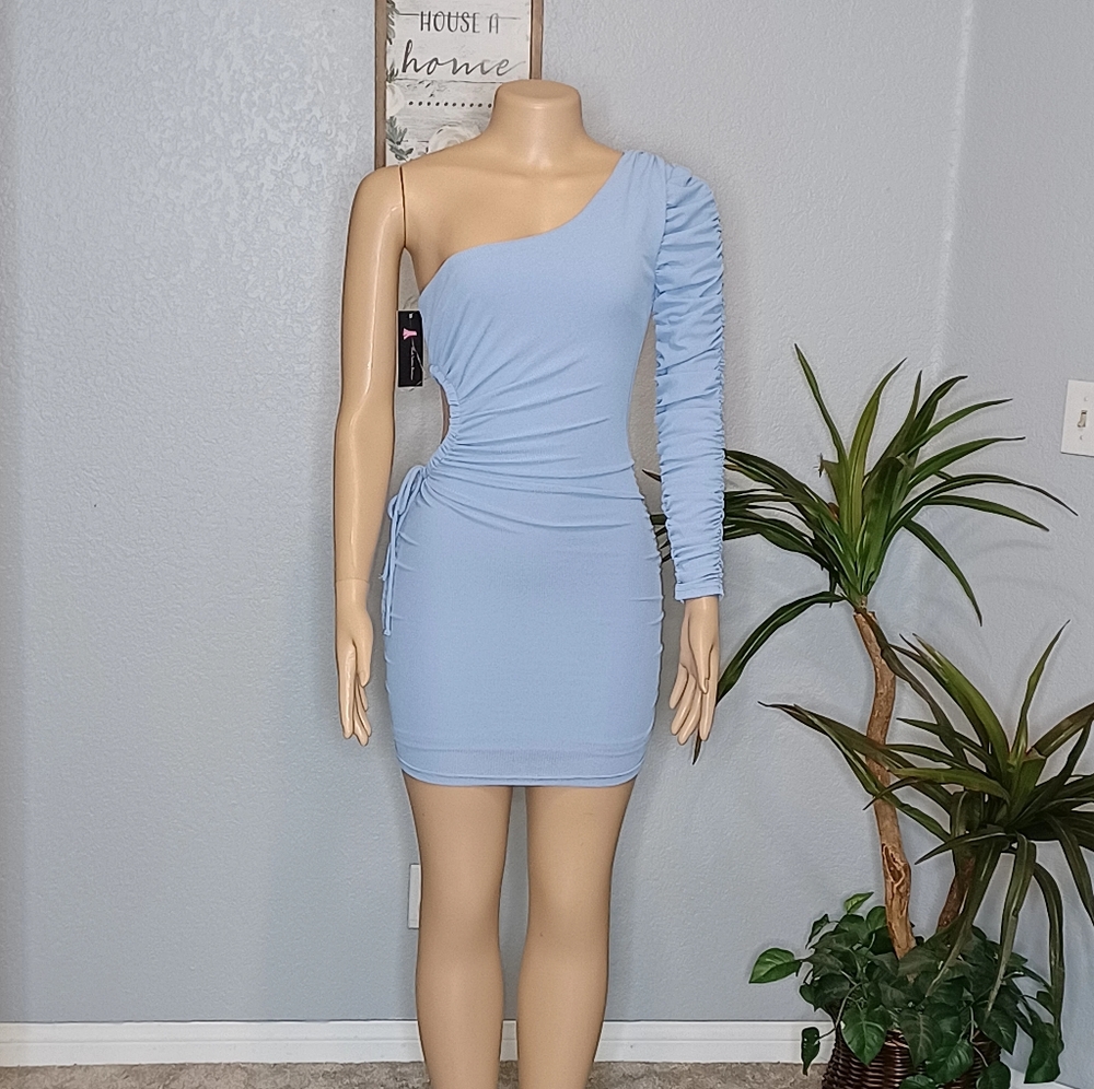 One shoulder dress:  Same day shipping purchase before 3pm specific time